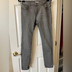 HM gray skinny jeans size 10